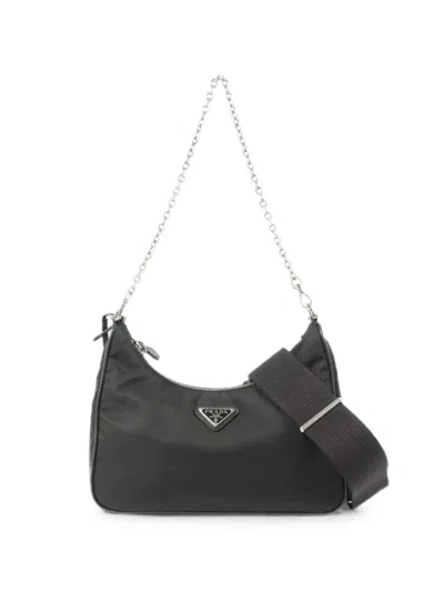 Pre-owned Prada Re-edition 2005 Shoulder Bag In Black