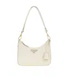 Prada Re-edition Mini Shoulder Bag In White
