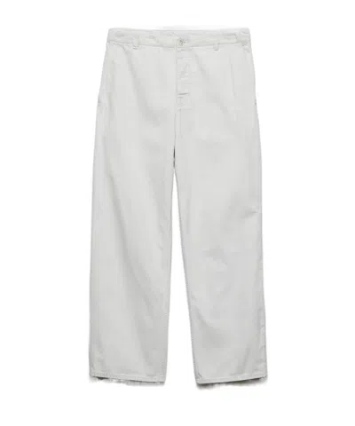 PRADA REGULAR BLEACHED DENIM JEANS