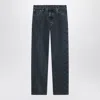 Prada Regular Jeans In Obsidian Colour In Black