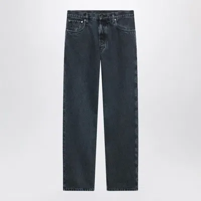 Prada Regular Jeans In Obsidian Colour In Blue