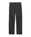 Prada Regular Raw Denim Jeans In Black