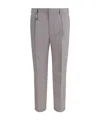 Prada Regular Trouser In Gray