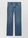Prada Washed Denim Jeans With Regular Waist And Tight Fit In Blue