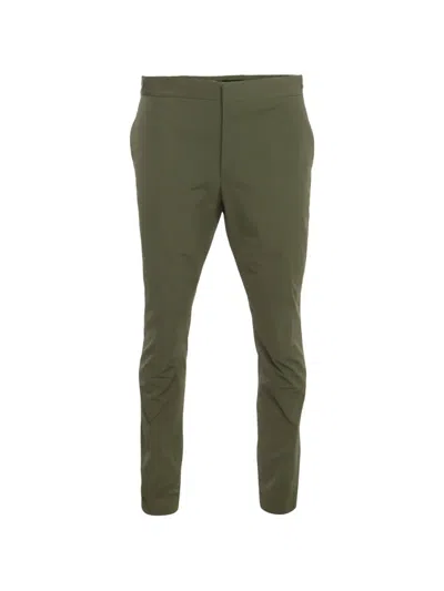 Pre-owned Prada Regular-fit Trousers In Green