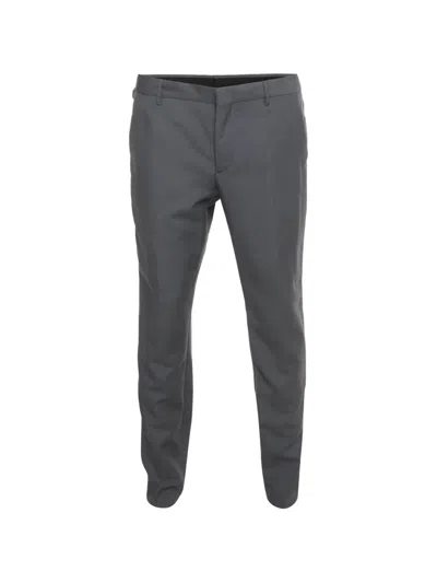 Pre-owned Prada Regular-fit Trousers In Grey