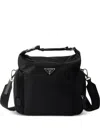 Prada Re-nylon＆サフィアーノレザー ショルダーバッグ