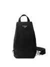 Prada Re-nylon And Saffiano Leather Backpack In Pattern