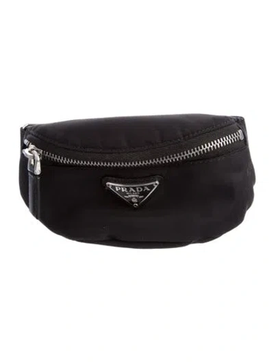 Pre-owned Prada Re-nylon Arm Pouch In Black