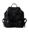 Prada Medium Re-nylon Backpack In Black