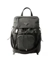 Prada Re-nylon Backpack In Green