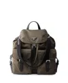 Prada Re-nylon Backpack In Brown