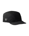 Prada Re-nylon Baseball Cap In Black