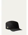 Prada Re-nylon Baseball Cap In Nero