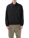 Prada Jacket Long Sleeves Point Collar Elasticated Hem In Black
