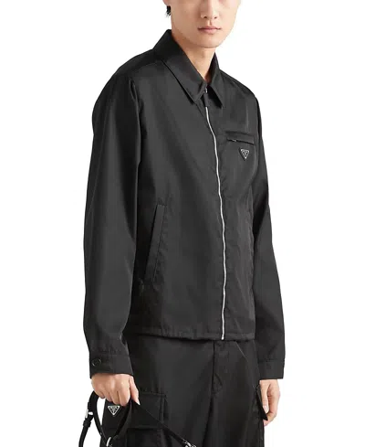 Prada Re-nylon Blouson Jacket In Animal Print