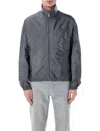 Prada Re-nylon Bomber Jacket In Blue