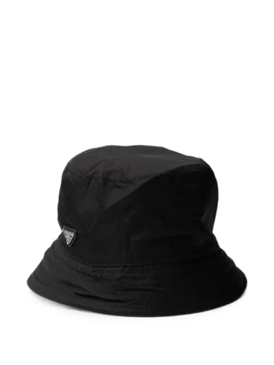 Prada Re-nylon Bucket Hat In Black