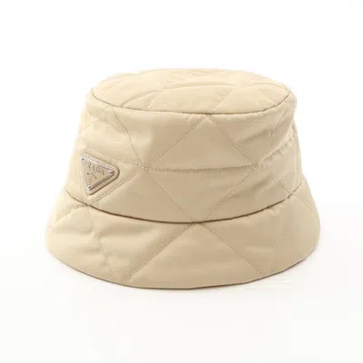 Prada Re-nylon Bucket Hat In Neutral
