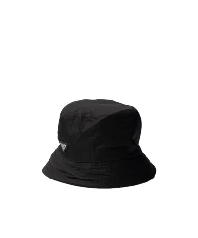 Prada Re-nylon Bucket Hat In Black
