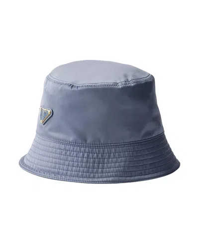 Prada Re-nylon Bucket Hat In Blue