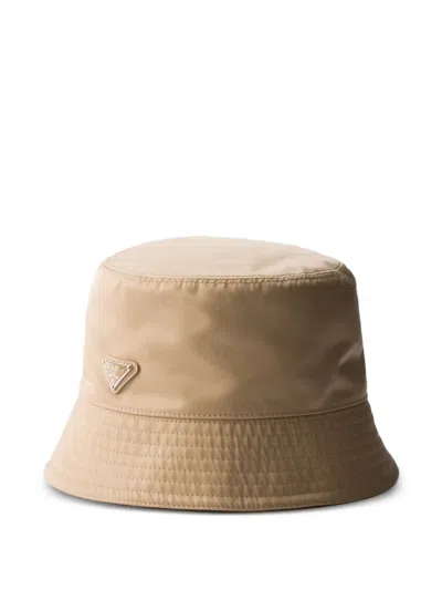 Prada Re-nylon Bucket Hat In Orange