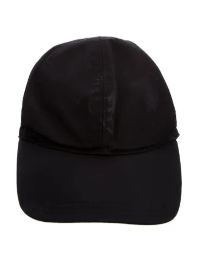 Pre-owned Prada Re-nylon Cap In Black