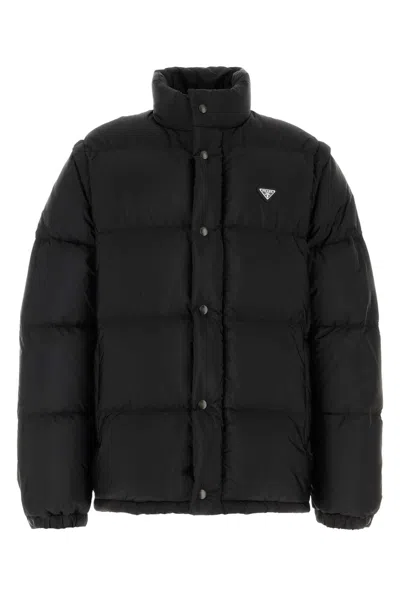 PRADA PRADA RE-NYLON DOWN JACKET FOR MEN
