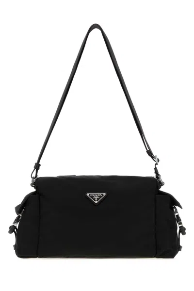 Prada Re-nylon Explore Handbag 32 X 18 X 12 Cm With Adjustable Shoulder Strap In Pink