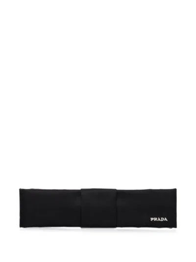 Prada Re-nylon Hair Clip In Black