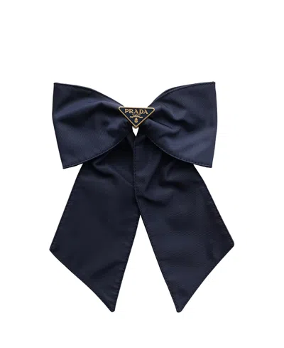 Prada Re-nylon Hair Clip In Purple