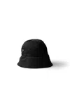 Prada Re-nylon Hat In Black