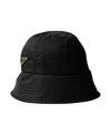 Prada Re-nylon Hat In Black