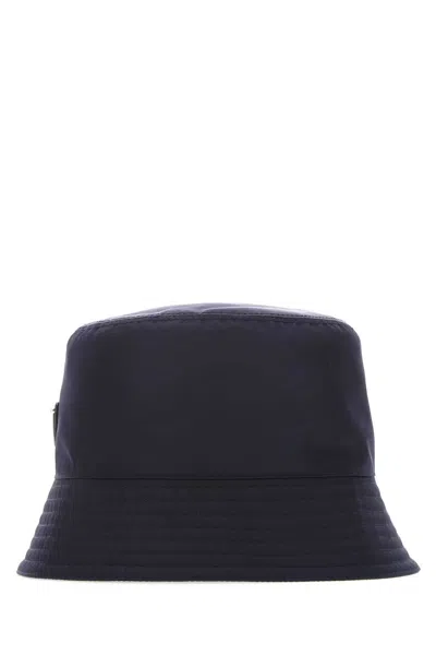Prada 2hc137 Re-nylon Cotton Bucket Hat In Pink