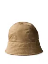 Prada Re-nylon Hat In Brown