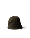 Prada Re-nylon Hat In Forest