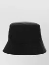 Prada Renylon Hat Wide Brim Ventilation Eyelets In Black