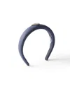 Prada Women's Re-nylon Headband In Metallic