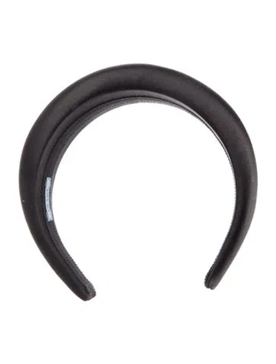 Pre-owned Prada Re-nylon Headband In Black