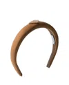 Prada Re-nylon Headband In Brown