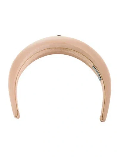 Pre-owned Prada Re-nylon Headband In Neutral