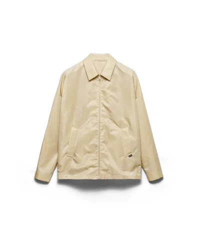 Prada Men's Re-nylon Jacket In Nude