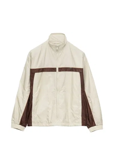 Prada Re-nylon Jacket In Brown
