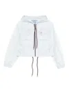 Prada Re-nylon Jacket In Blue