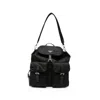 Prada Renylon Metropolitan Backpack Shoulder Straps In Black