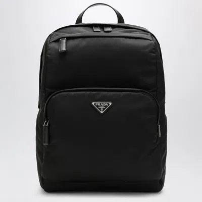 Prada Re-nylon Mini Backpack In Black