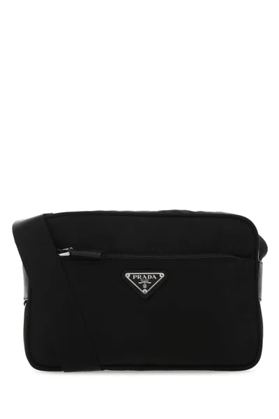 PRADA PRADA RE-NYLON MINI CROSSBODY HANDBAG WITH ADJUSTABLE SHOULDER STRAP (23CM X 15CM X 7CM)