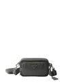 Prada Re-nylon Mini Shoulder Bag In Gray