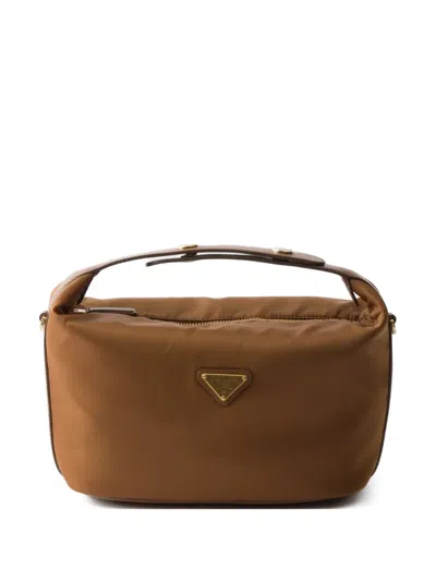 Prada 리나일론 미니 백 In Brown