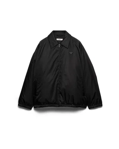 Prada Re-nylon Padded Jacket In Black